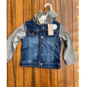 ❗️SOLD Dark denim button up jacket